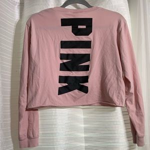 Pink Victoria’s Secret Crop Top